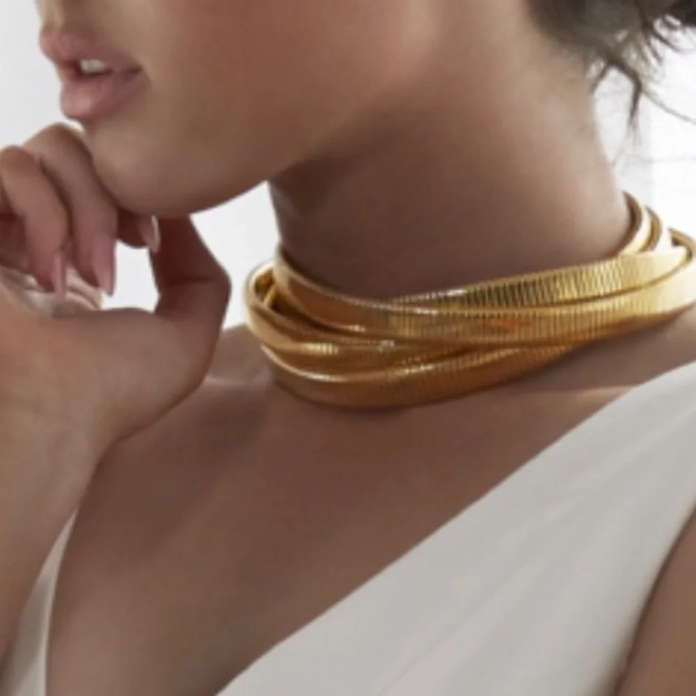 Elizabeth JEAN Erle Collar Yellow Gold - Picture 1 of 8